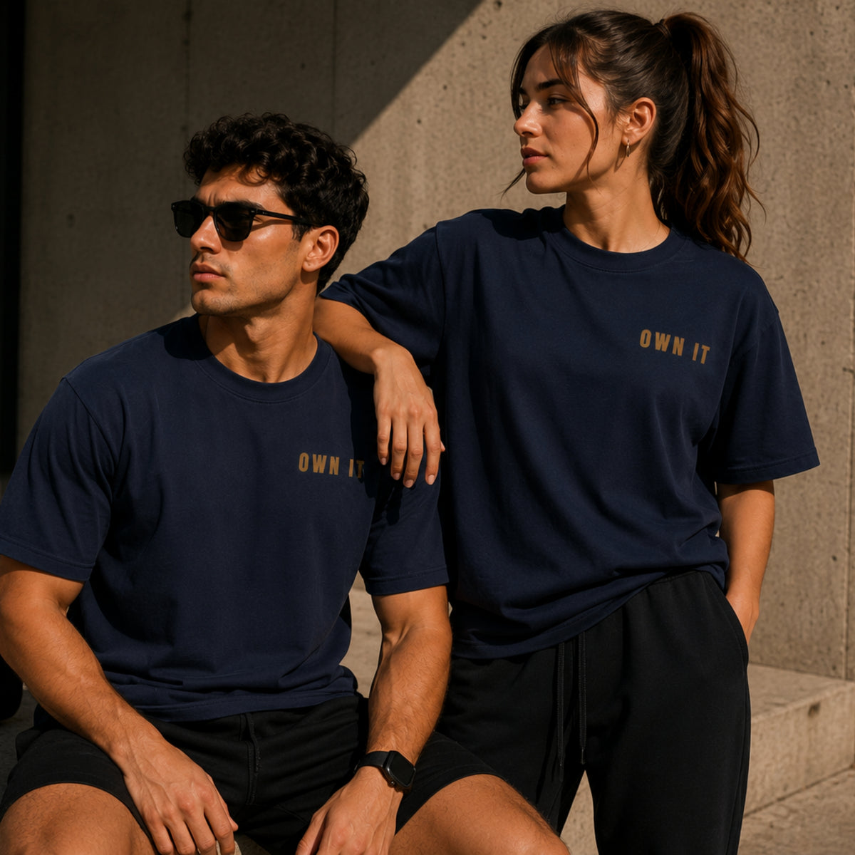 OWN IT. Motivational T-Shirt | Minimalist Success Mindset Tee | Unisex Heavy Cotton Graphic Shirt | LEGGOD