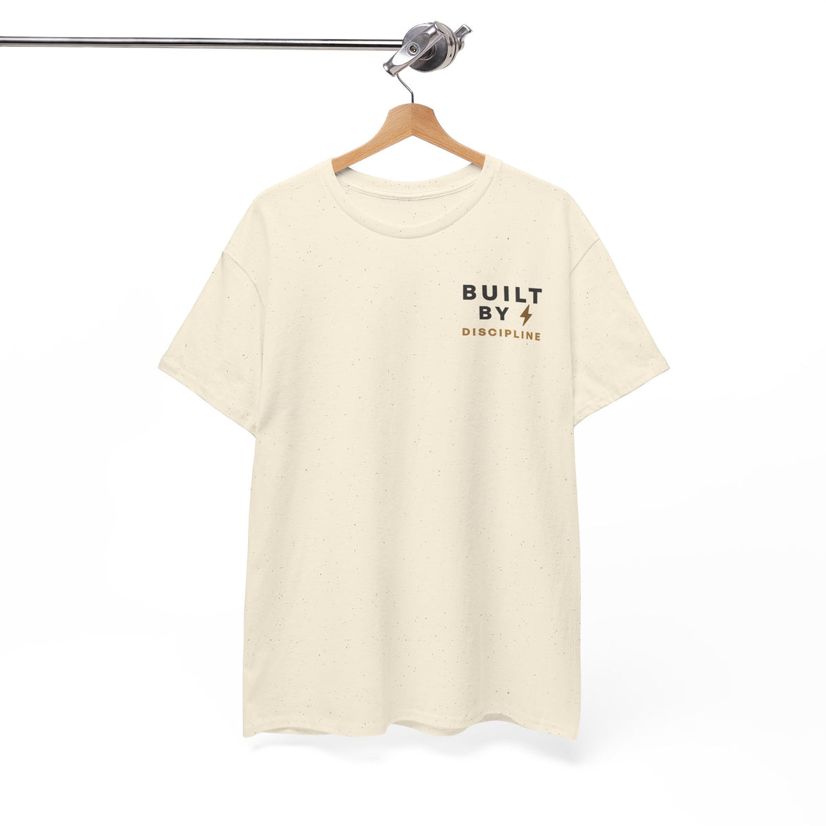 Built By Discipline T-Shirt | Motivational Graphic Tee | Minimalist Unisex Cotton Shirt | Discipline Mindset Streetwear | LEGGOD