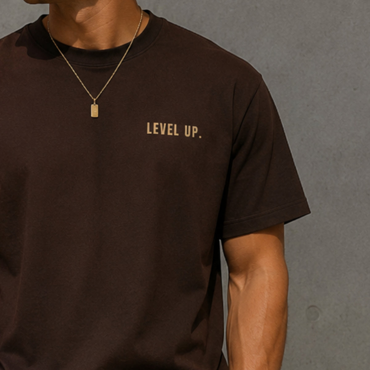 Level Up T-Shirt | Motivational Gym Shirt | Self Improvement Graphic Tee | Minimalist Success Shirt | Unisex Cotton Tee | LEGGOD