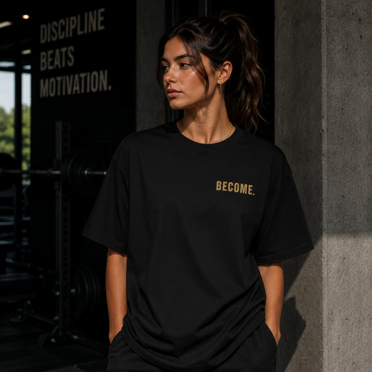 Become T-Shirt | Motivational Graphic Tee | Self Growth Shirt | Minimalist Mindset Tee | Unisex Cotton Shirt | LEGGOD