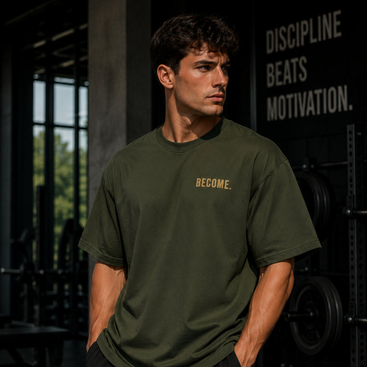 Become T-Shirt | Motivational Graphic Tee | Self Growth Shirt | Minimalist Mindset Tee | Unisex Cotton Shirt | LEGGOD