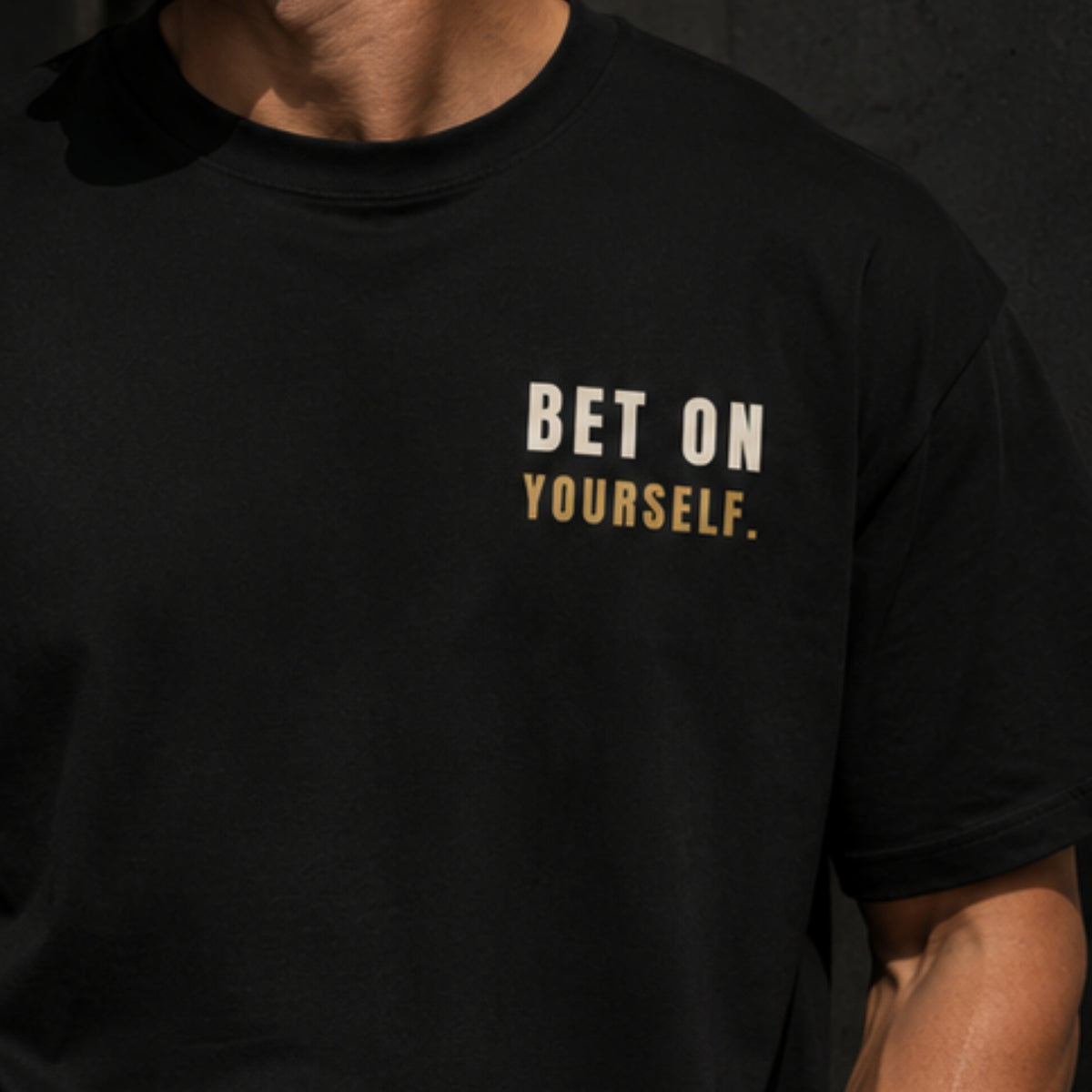 Bet On Yourself T-Shirt | Motivational Graphic Tee | Self Belief Shirt | Entrepreneur Mindset Tee | Unisex Cotton Shirt | LEGGOD