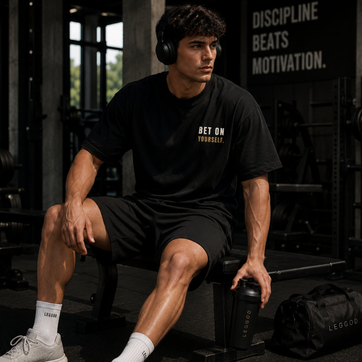 Bet On Yourself T-Shirt | Motivational Graphic Tee | Self Belief Shirt | Entrepreneur Mindset Tee | Unisex Cotton Shirt | LEGGOD