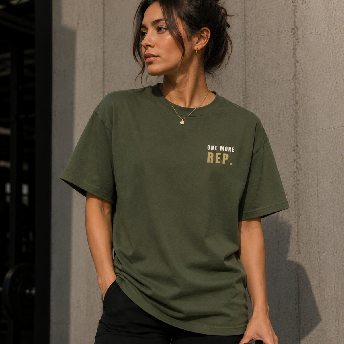 One More Rep T-Shirt | Gym Motivation Shirt | Fitness Graphic Tee | Workout Shirt | Weightlifting Tee | Unisex Cotton Tee | LEGGOD