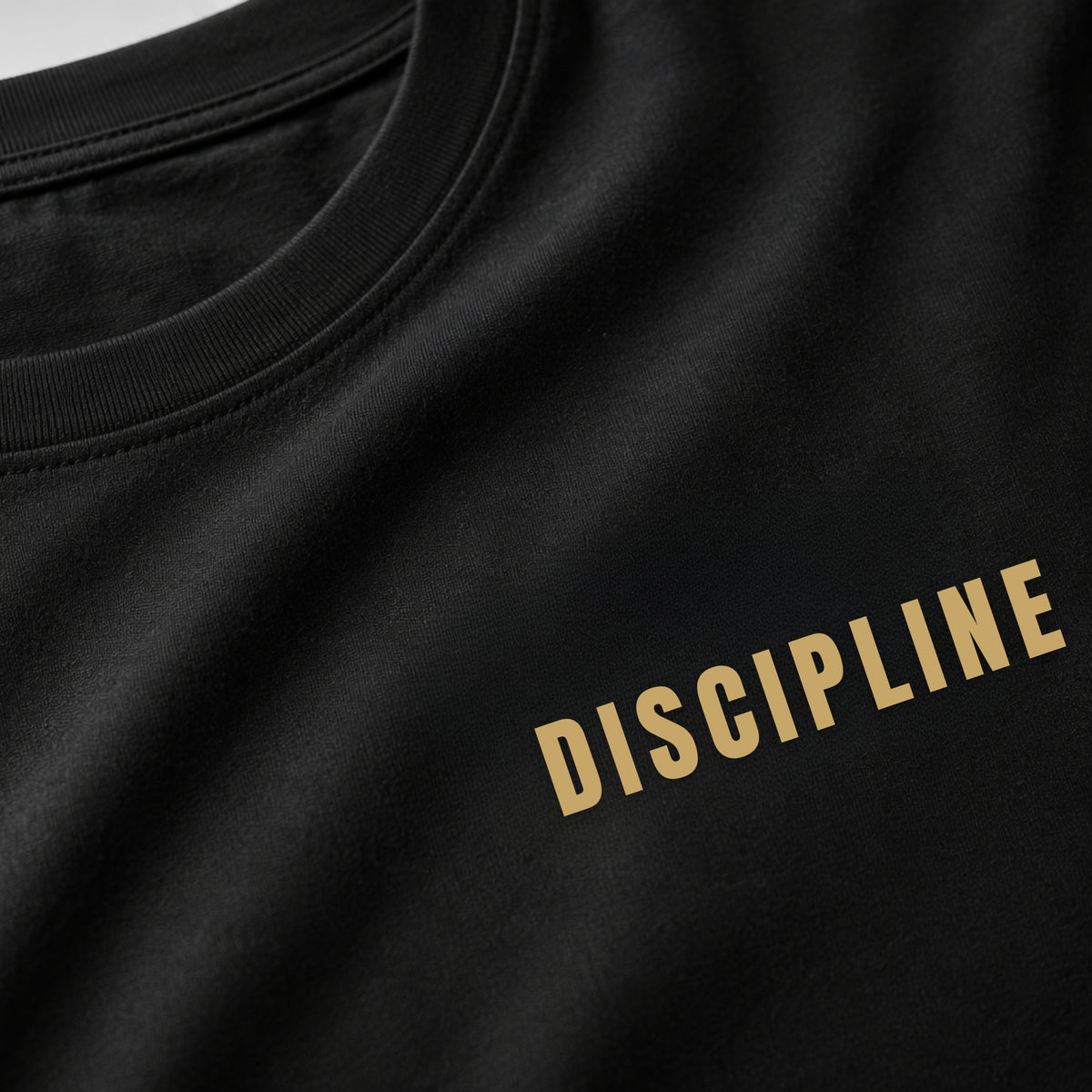 Discipline T-Shirt | Minimalist Motivational Graphic Tee | Success Mindset Shirt | Unisex Cotton Shirt | Gym & Streetwear | LEGGOD