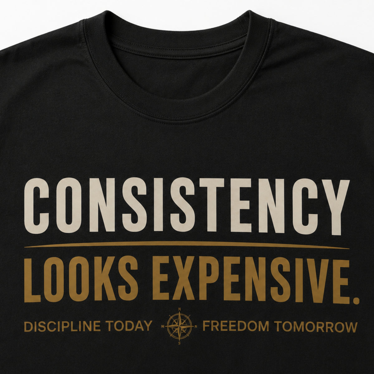Consistency Looks Expensive T-Shirt, Motivational Gym Shirt, Discipline Graphic Tee, Success Mindset Shirt, Entrepreneur Gift