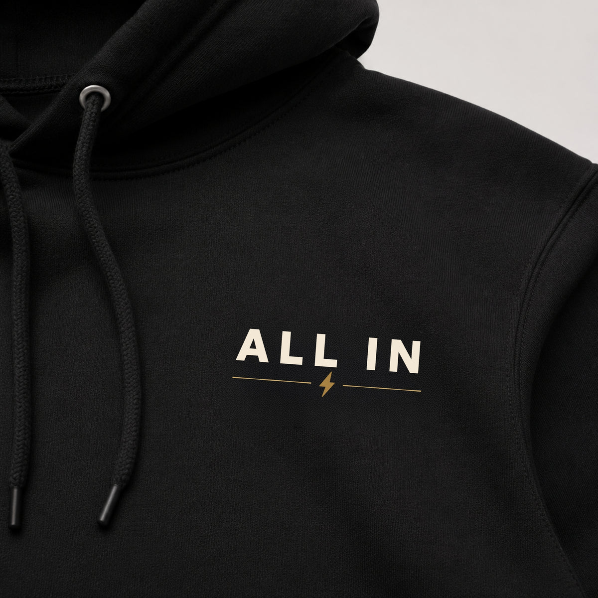 ALL IN. NO PLAN B.™ Motivational Hoodie – Premium Heavyweight Unisex Pullover | LEGGOD