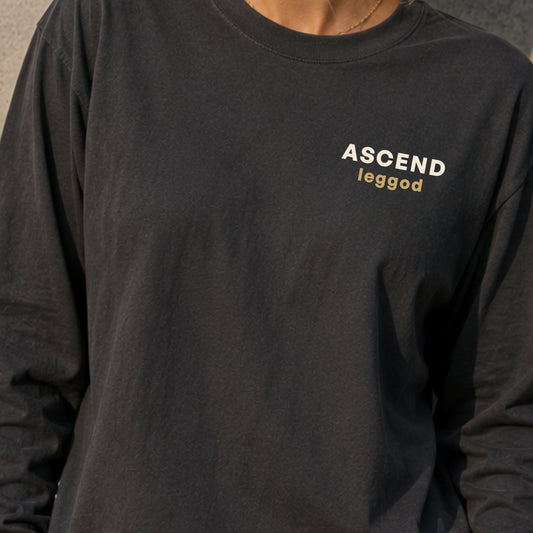 ASCEND™ Long Sleeve Tee | Comfort Colors® 6014 | Premium Garment-Dyed Unisex Shirt