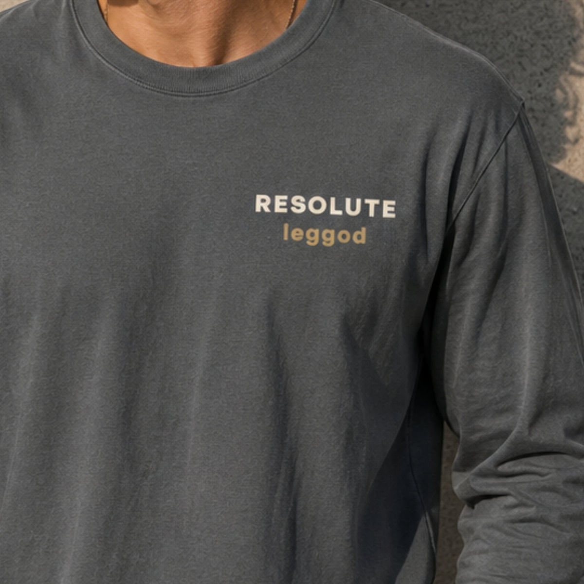 RESOLUTE™ Long Sleeve Tee | Comfort Colors® 6014 | Premium Garment-Dyed Unisex Shirt