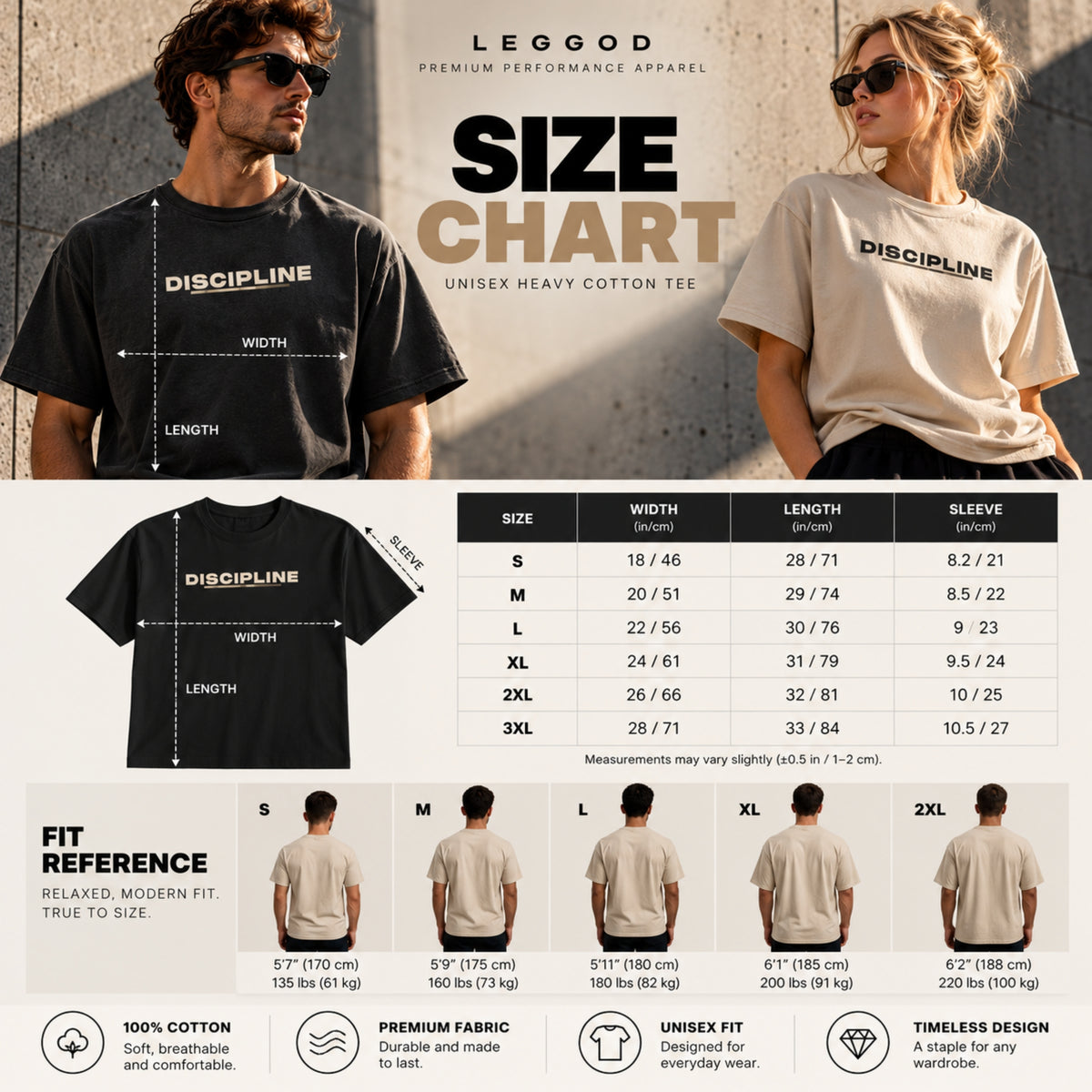FOCUS™ Premium Heavyweight Cotton T-Shirt